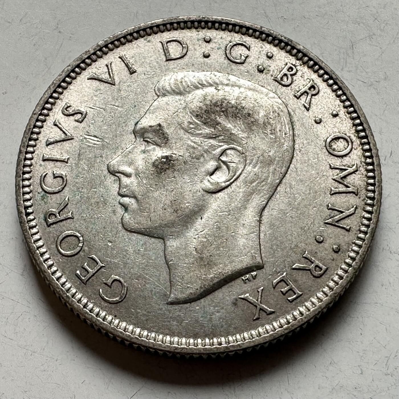 🌹外币初藏🌹🐯2026年第19场 快递已停，正月十五后再发 英国1939年二先令银币 11.3克50%银 原光好品