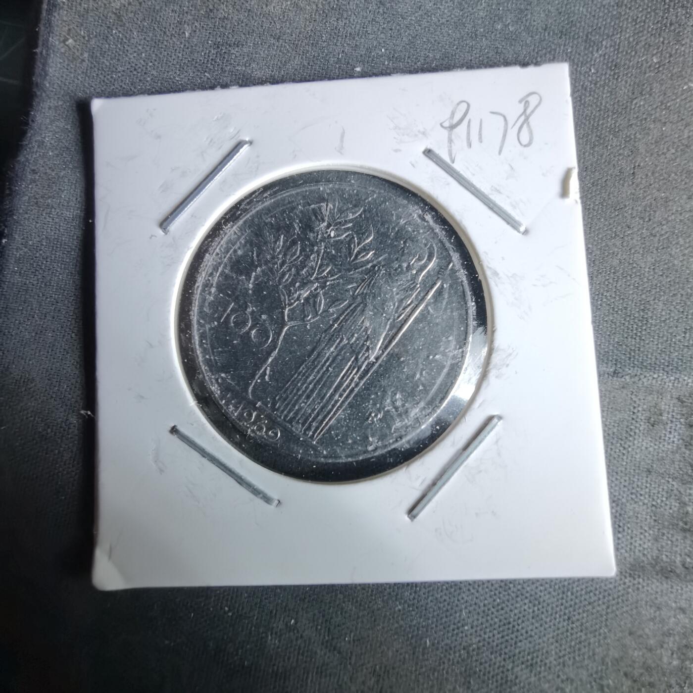 沼泽如烟--第991场 意大利1960年100里拉