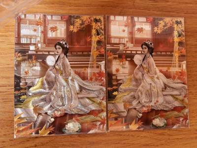 周四第100期阳大大卡牌拍卖第100期（持续收拍品，周六晚上九点截拍，进群福利早知道） - 【双联】卡德曼 武韵红颜 三国演义 兰心 杨芷 白衣2张 折光粗闪