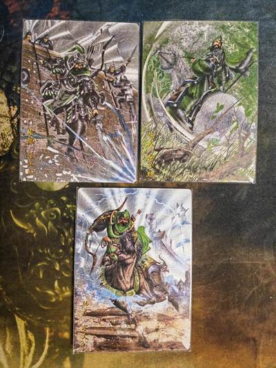 周四第100期阳大大卡牌拍卖第100期（持续收拍品，周六晚上九点截拍，进群福利早知道） - 【裸卡】卡德曼 武韵红颜 三国演义 谷粒 韩当+陈武+徐盛 折光粗闪3张