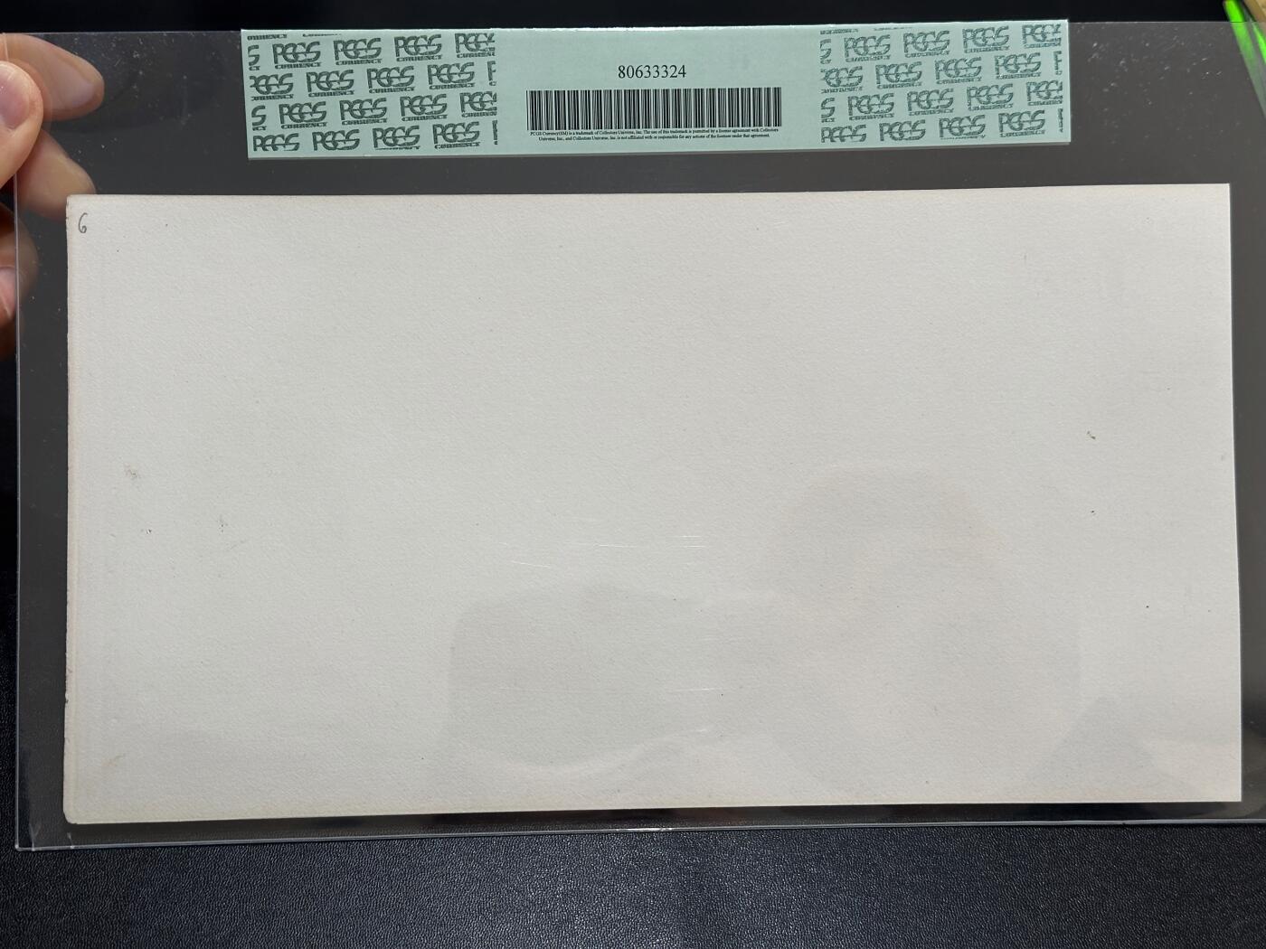 《外钞收藏家》第六百一十期（新年假期场/年后快递恢复正常再发货）（长期征集拍品、欢迎藏友们联系合作） 1871年西班牙50面额 绿标PCGS66 超大票幅 155年的稀少纸币