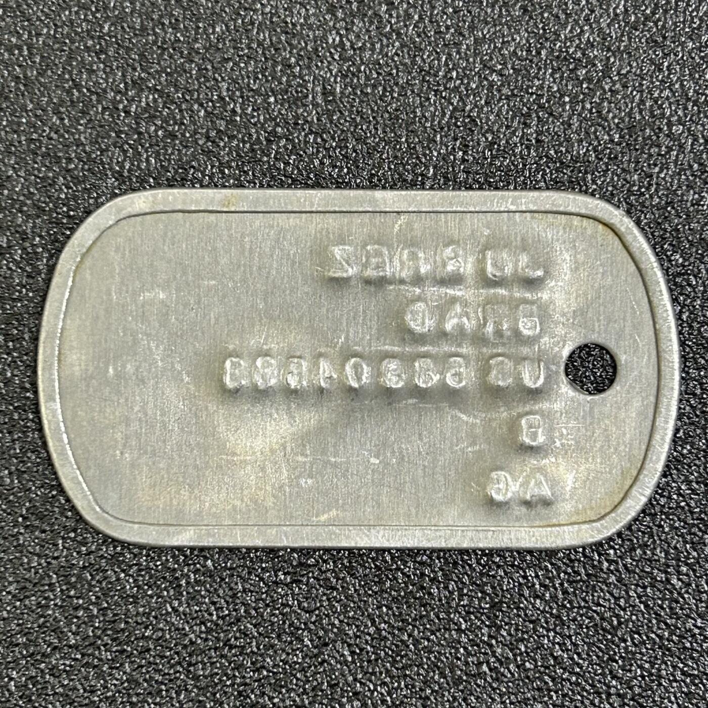 西秦中古拍卖第七十七期 2026马年新春专场 本场拍品年初九发出 越南战争时期 美军身份牌4号