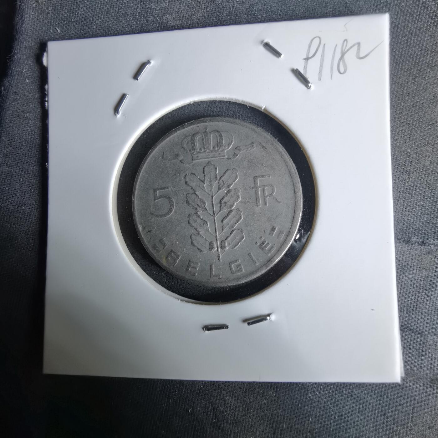 沼泽如烟--第991场 比利时1961年5法郎