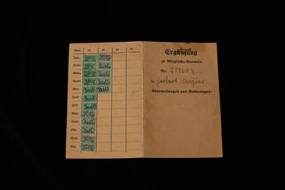 欢庆春节！戎马世界章牌大赏第112期春节大拍  德专场 - 空军航炮手  赫伯特·克勒 的希特勒青年团（HJ）成员证的扩充证