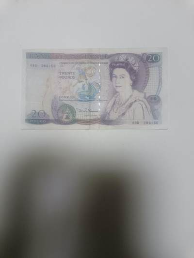 【20260212】非全新纸币和硬币第334场 - 英国D序列20镑