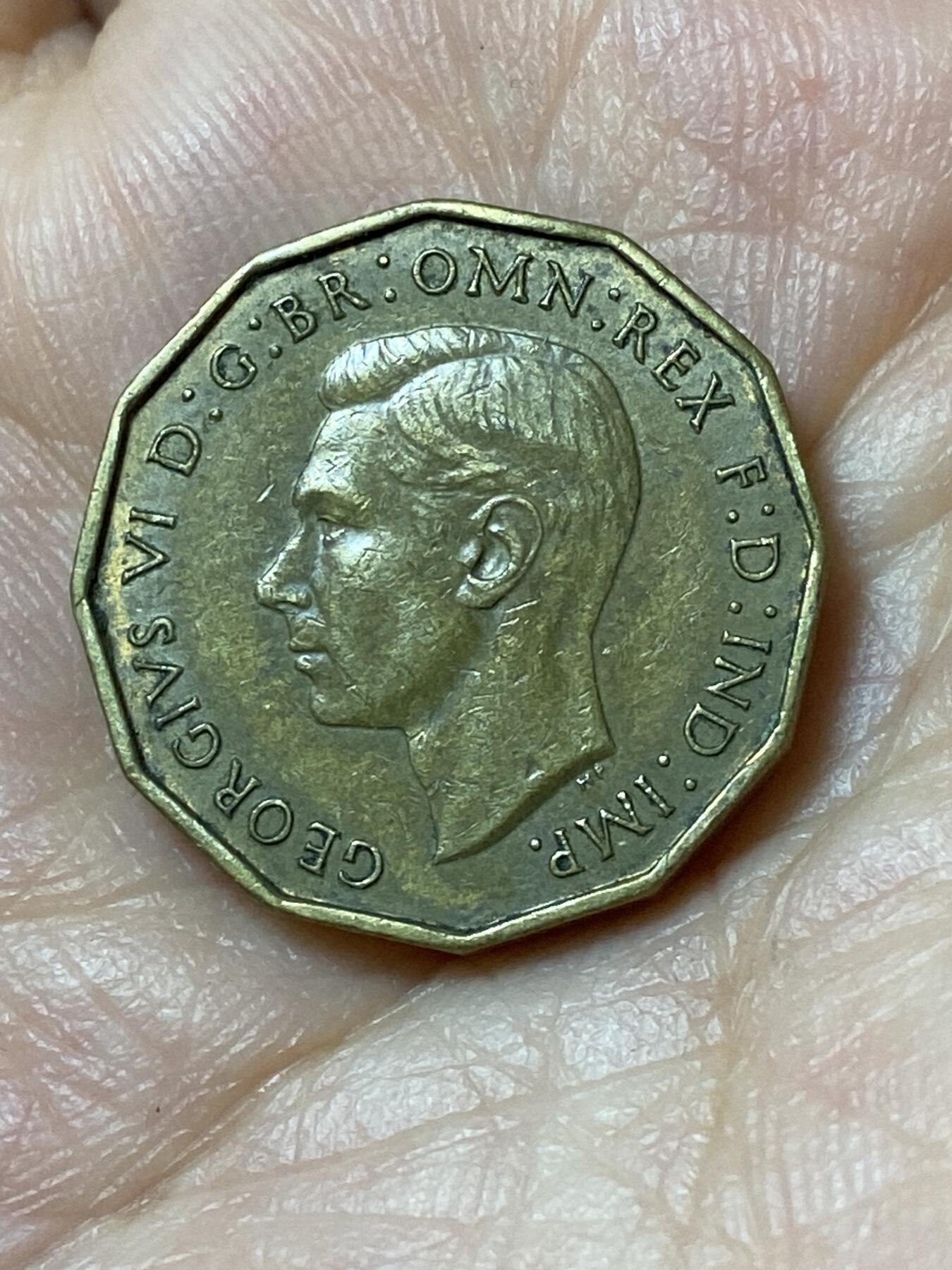 2026年第二十三场(总第一百九十二场）外国好品散币场(年后发货) 英国🇬🇧1937年3便士(乔治六世加冕年，第一版首发年)