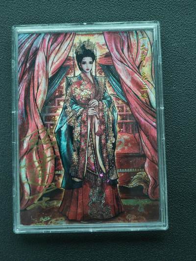 周四第100期阳大大卡牌拍卖第100期（持续收拍品，周六晚上九点截拍，进群福利早知道） - 【亲签红编】卡德曼 张建东水浒 扈三娘 限编026/108 折光粗闪