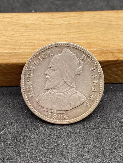 巴拿马1904年五枚银币 巴拿马1904年五枚银币