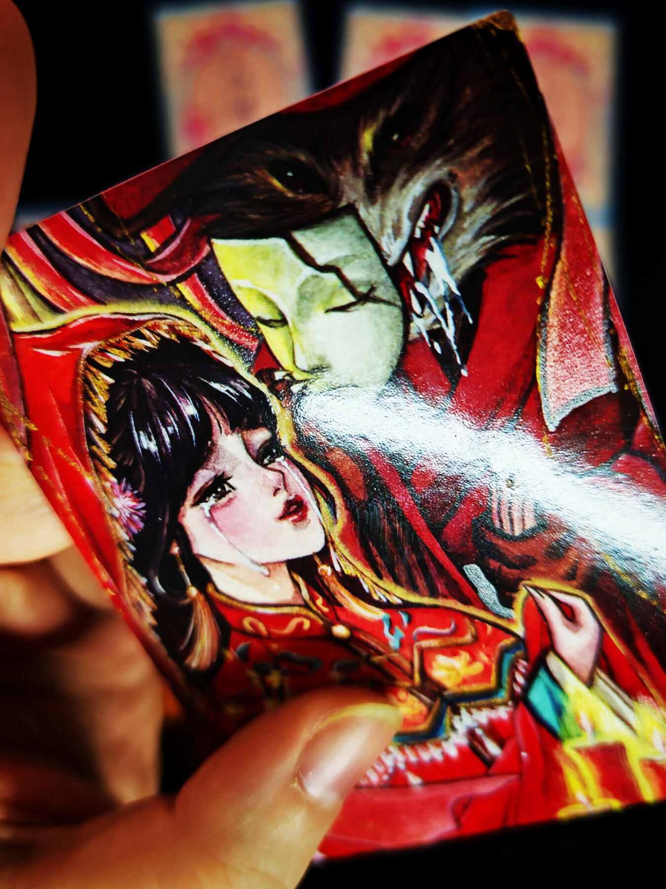 琦卡当当铺～第33期★★好多小漏~马上就结束了快来~支持寄存★★~【9点40结束】扫码加群抽[包邮券]~ 红楼梦 十二金钗 12张+1张中秋纪念卡 一共13张 （卡有小坑如图34）