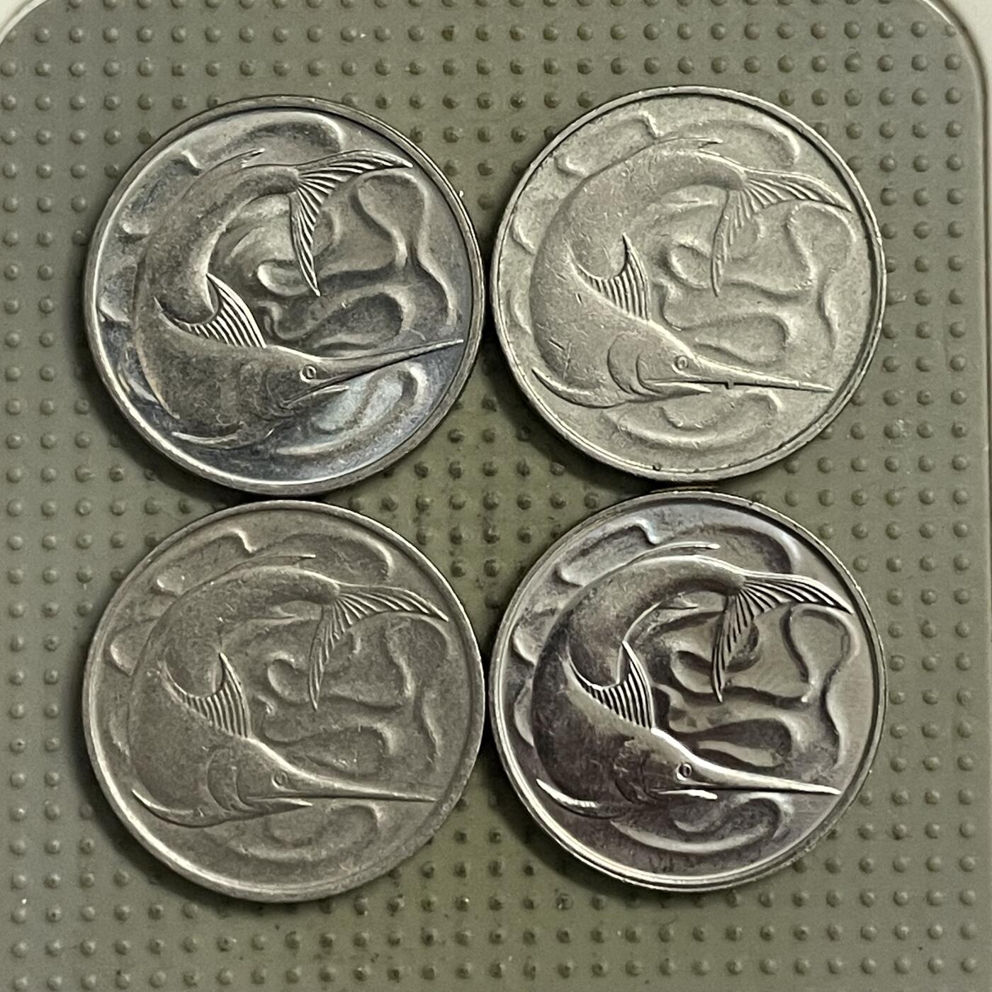 2026年第26场各国散币拍卖（总第176场）年前发货截止到11号 新加坡老版20分4枚