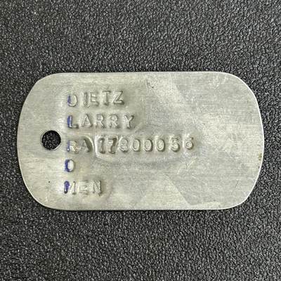 西秦中古拍卖第七十七期 2026马年新春专场 本场拍品年初九发出 - 越南战争时期 美军身份牌6号