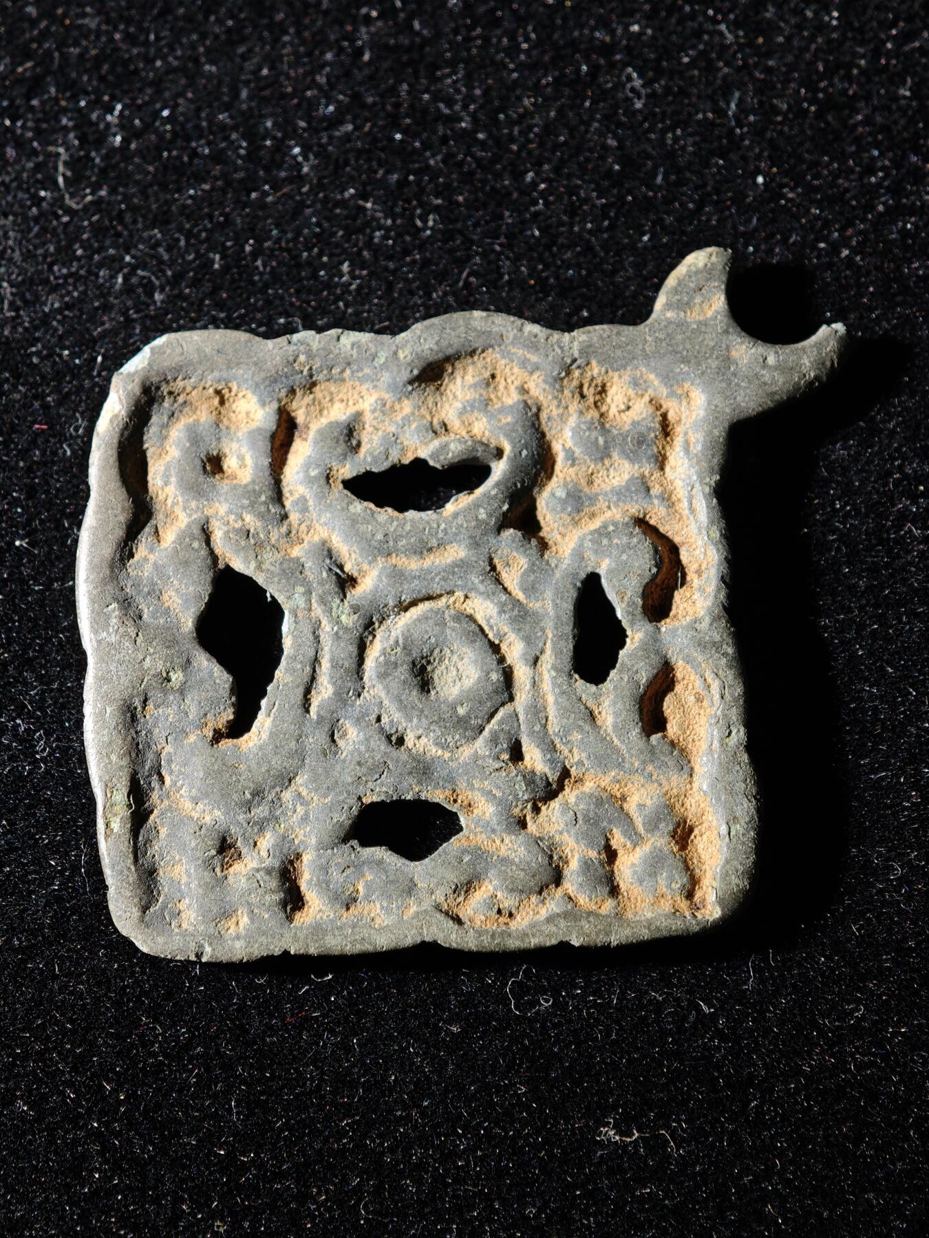 117期新疆红钱粟特钱币丝路钱币专场 杂件（景教十字架）