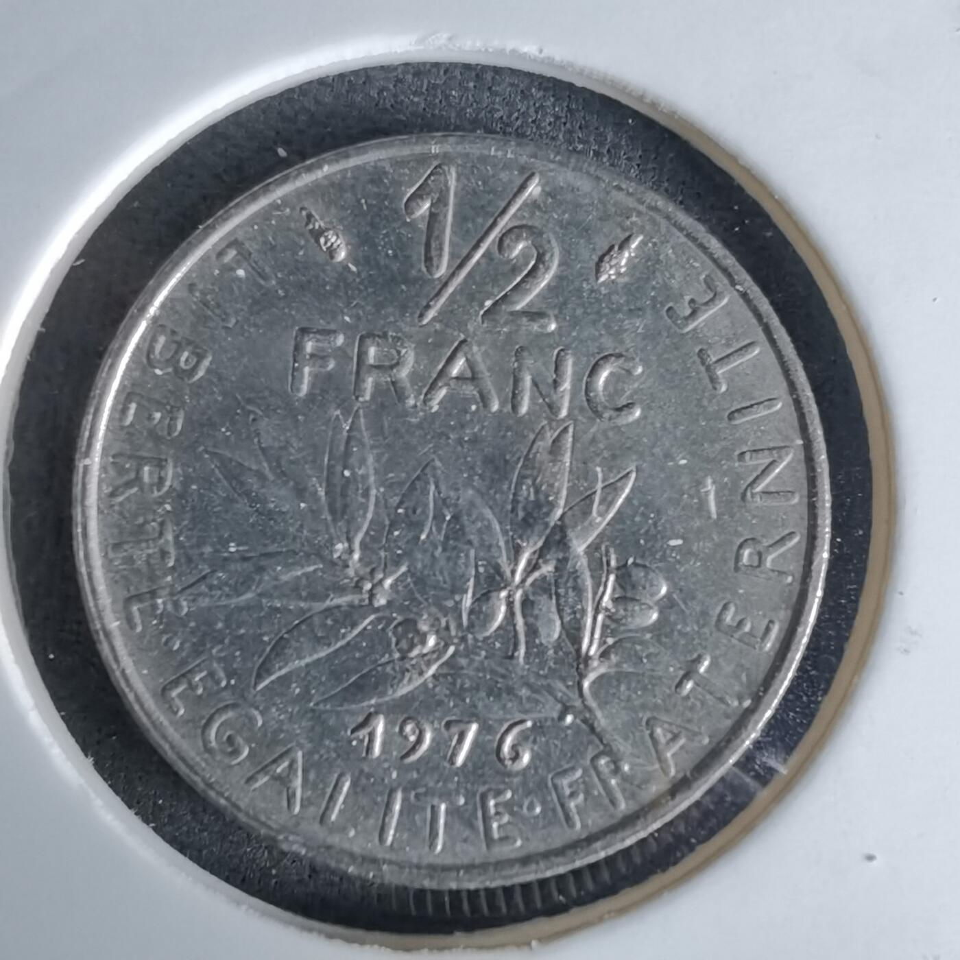 沼泽如烟--第991场 法国1976年半法郎