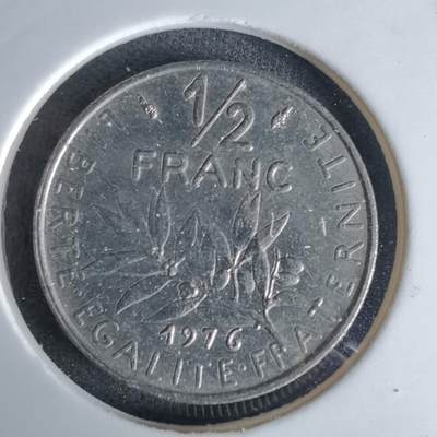 沼泽如烟--第991场 - 法国1976年半法郎