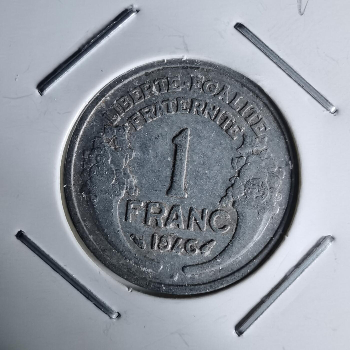 沼泽如烟--第991场 法国1946年1法郎