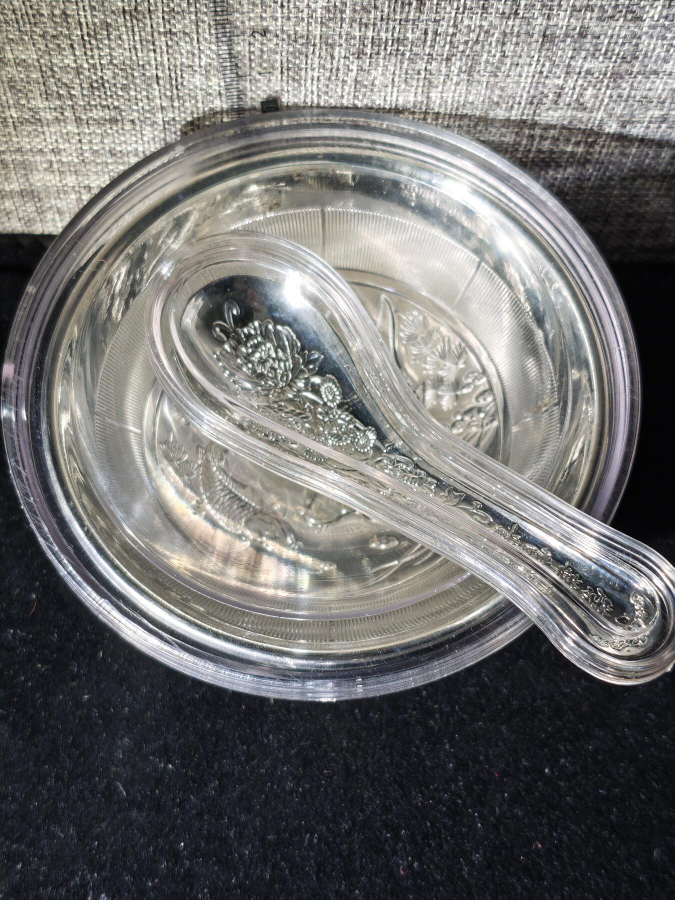 117期新疆红钱粟特钱币丝路钱币专场 碗（铜镀银）