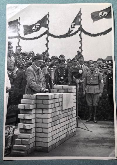 盛世勋华——号角文化勋章邮票专场拍卖第305期 - 德国（1939）小胡子系列宣传卡片 为小胡子营地集会大楼奠基