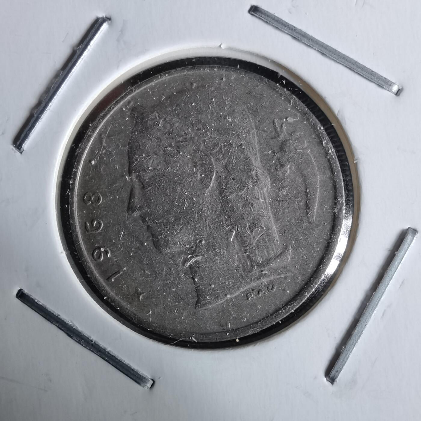 沼泽如烟--第991场 比利时1968年1法郎