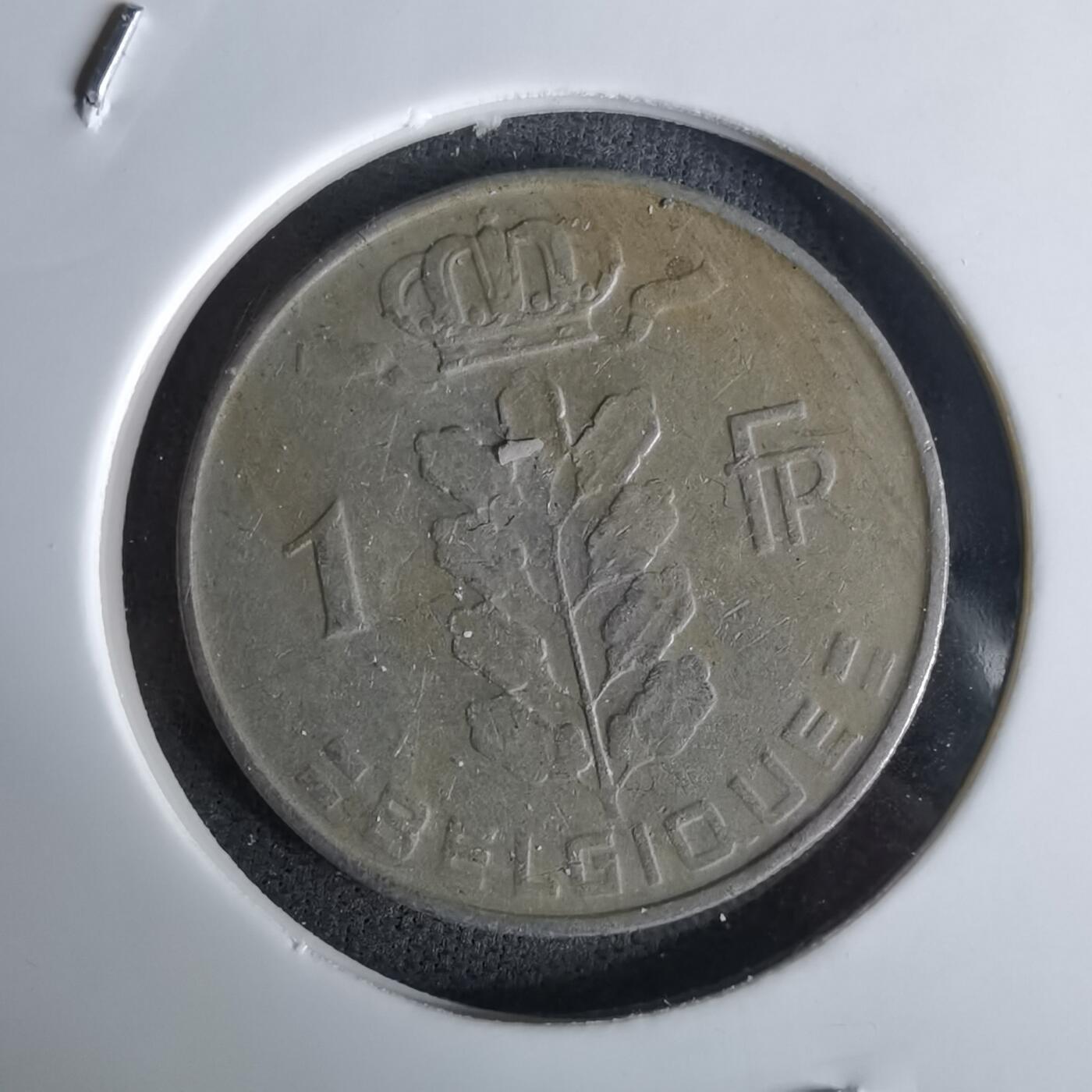 沼泽如烟--第991场 比利时1968年1法郎