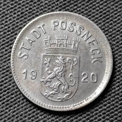 KK钱币收藏小铺  第397期 百期特怕（四拍之一） 2月预留时间 周末发货 -  1920 德紧波斯内克 10芬尼铁币