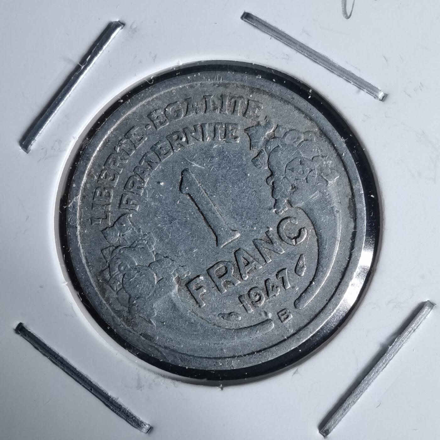 沼泽如烟--第991场 法国1947年1法郎