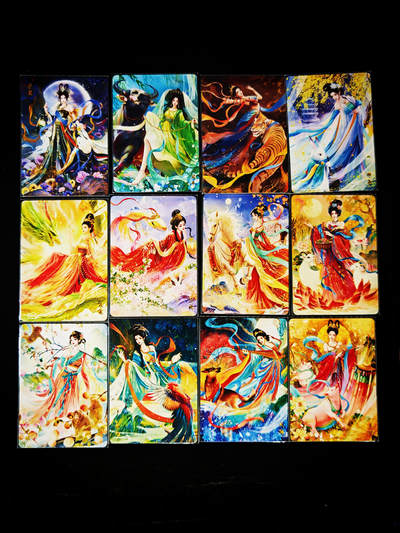 琦卡当当铺～第33期★★好多小漏~马上就结束了快来~支持寄存★★~【9点40结束】扫码加群抽[包邮券]~ - 华夏惊鸿录 十二生肖 1套-12张