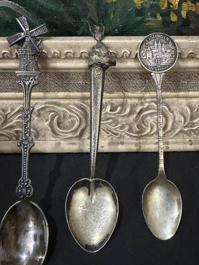 海外回流春节精品专场（一） - 法国回流纯银勺子3把（重：32.8g）