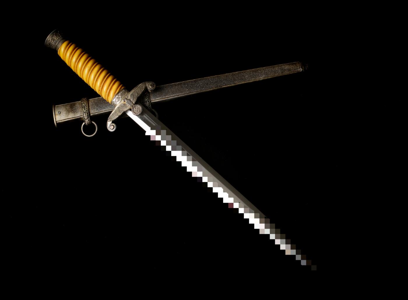 欢庆春节！戎马世界章牌大赏第112期春节大拍  德专场 德国陆军军官匕首，配吊挂带与军官剑穗——霍斯特（Hörster）制造 品相极好