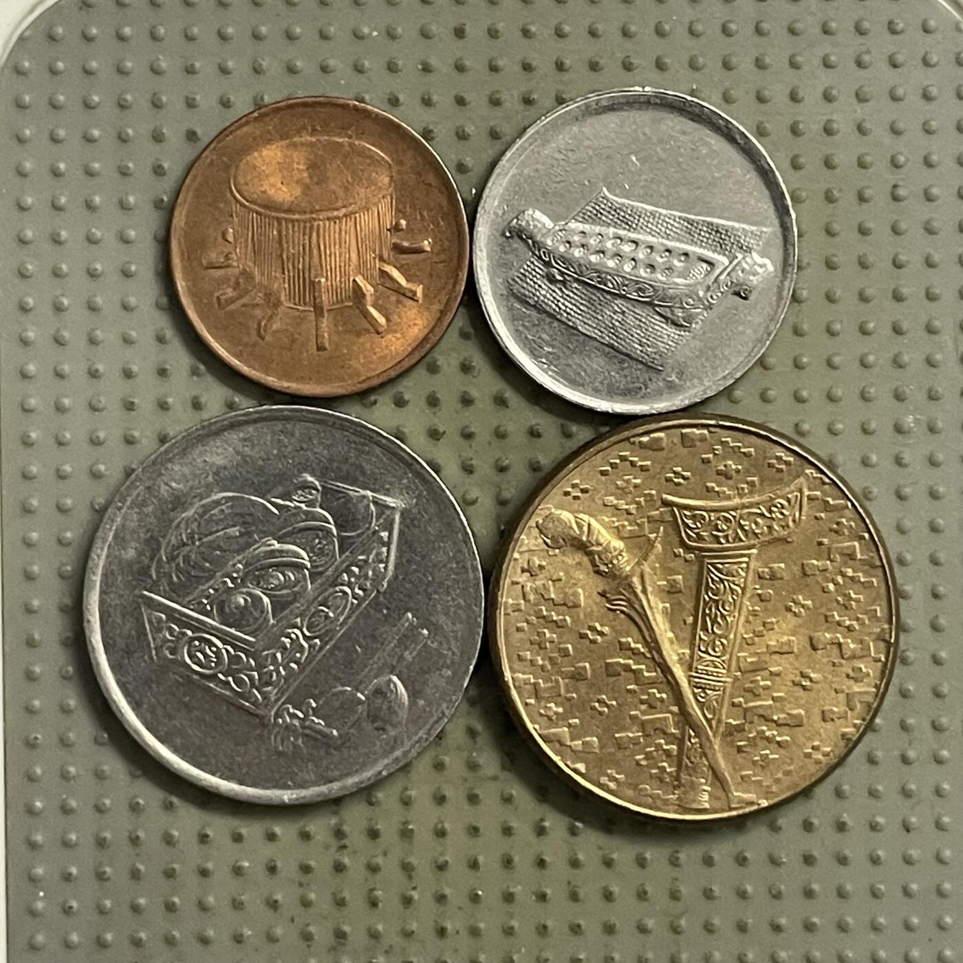 2026年第26场各国散币拍卖（总第176场）年前发货截止到11号 马来西亚民俗版4枚