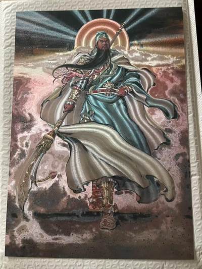 夜之极第三十九期 （2月11日周三晚9点截拍，欢迎竞拍） - 港漫水浒 夏伟义 349/396 关胜 A4粗闪