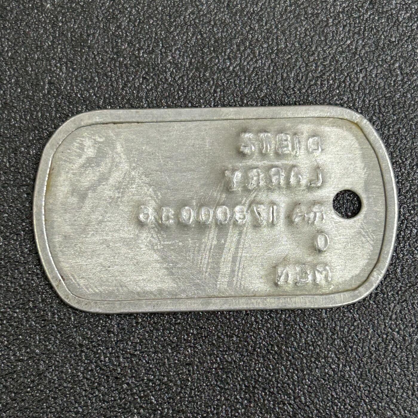 西秦中古拍卖第七十七期 2026马年新春专场 本场拍品年初九发出 越南战争时期 美军身份牌6号