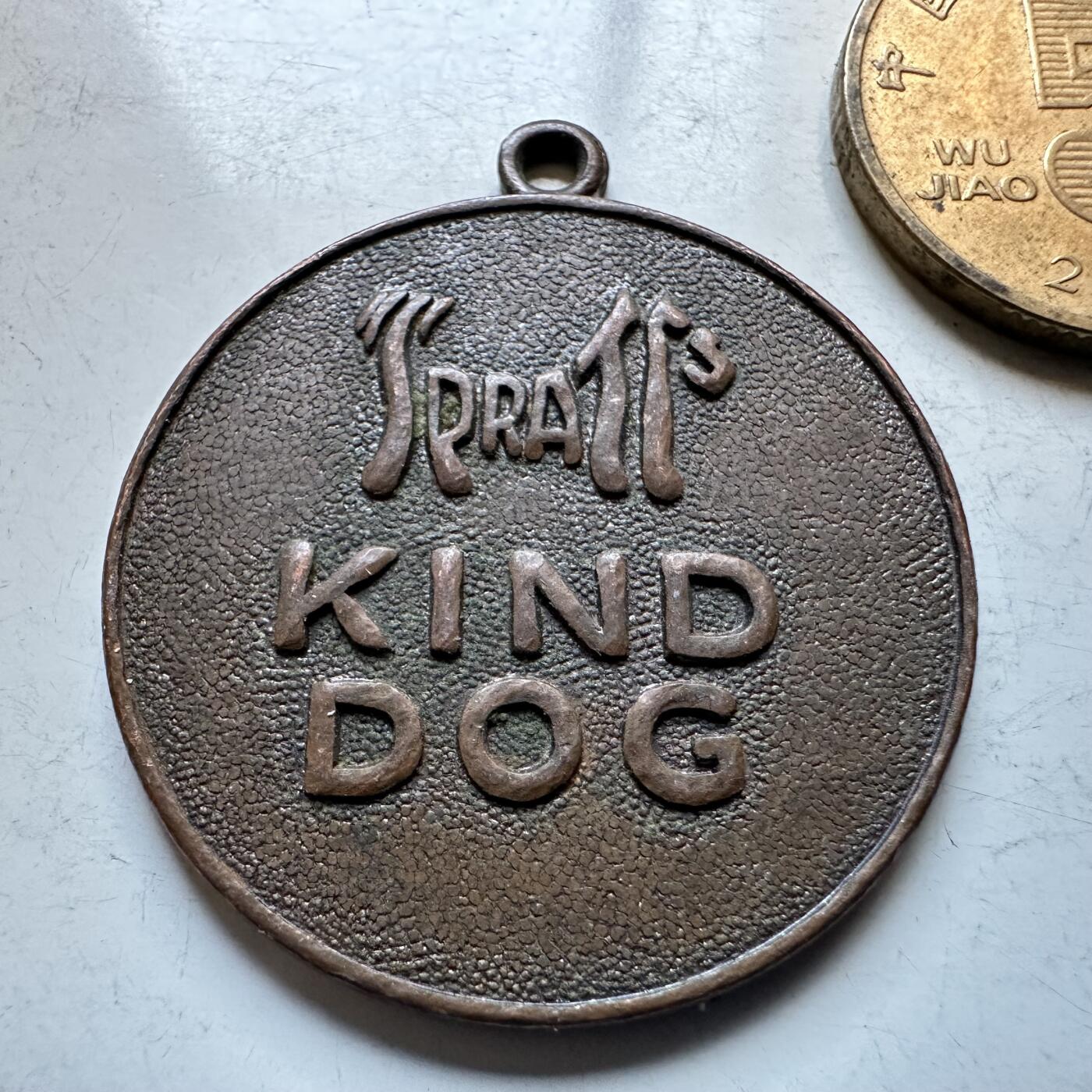 🌹外币初藏🌹🐯2026年第19场 快递已停，正月十五后再发 以色列善良犬功勋纪念铜章 28.6毫米