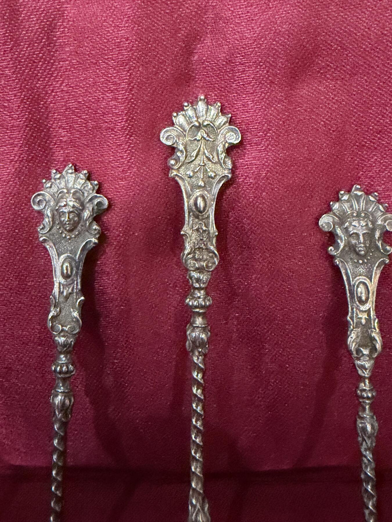 海外回流春节精品专场（一） 法国回流银勺子一套（10.8cm，122g，有银标800）