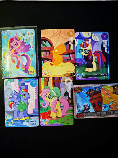 琦卡当当铺～第33期★★好多小漏~马上就结束了快来~支持寄存★★~【9点40结束】扫码加群抽[包邮券]~ - 卡游-小马宝莉-6张