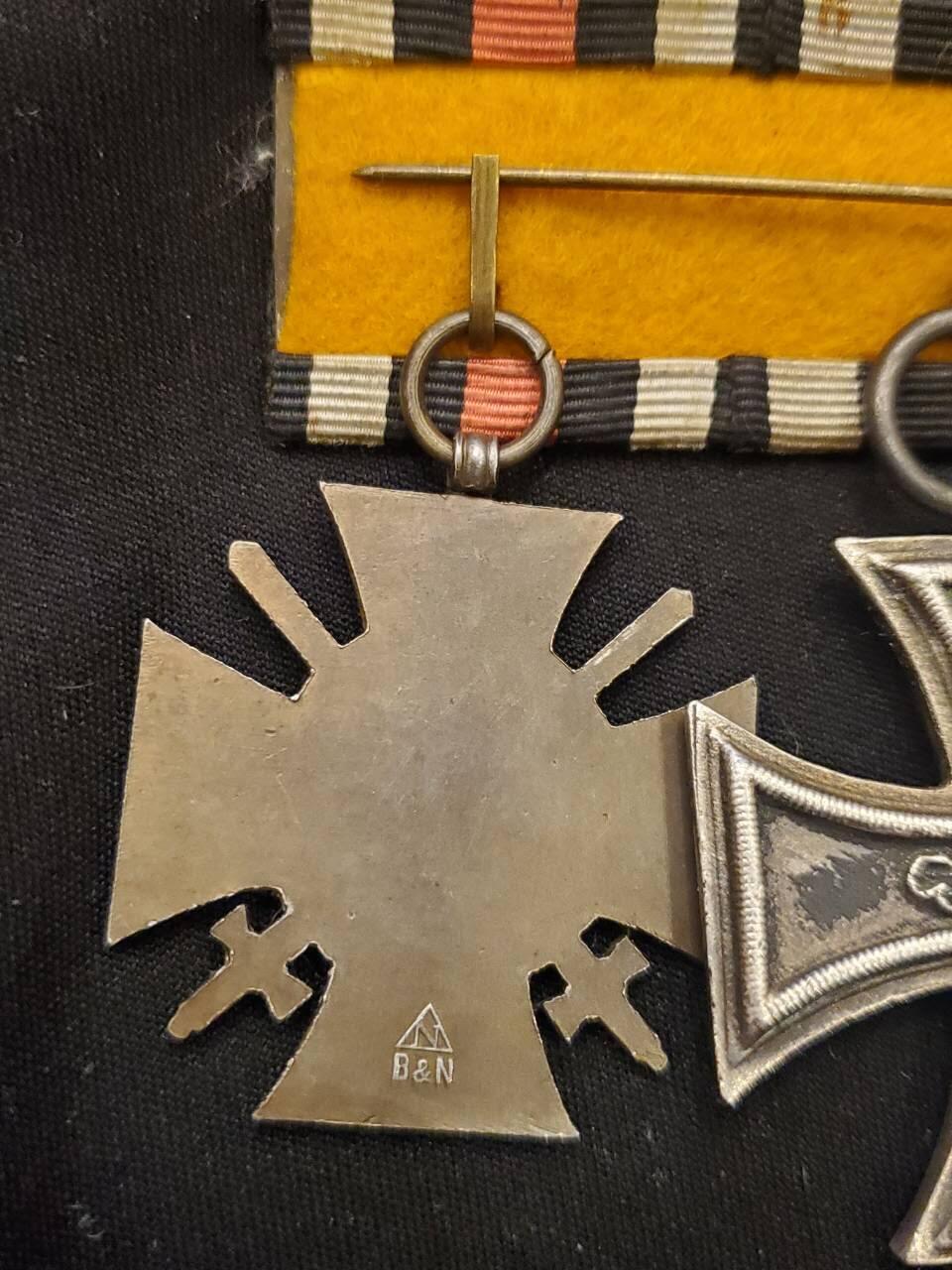 （450件拍品！制服徽章盛宴）罗岚⭐爱藏⭐年前甄选大拍场-店主清仓处理-分享拍场额外现金红包（实体经营） 帝德二级铁十字勋章、兴登堡十字二联排 经典帝德联排 原品 cosplay自藏都非常合适