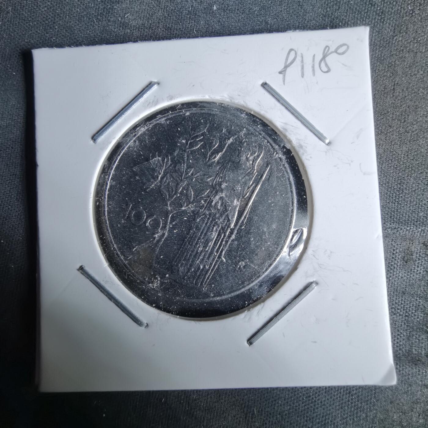 沼泽如烟--第991场 意大利1977年100里拉