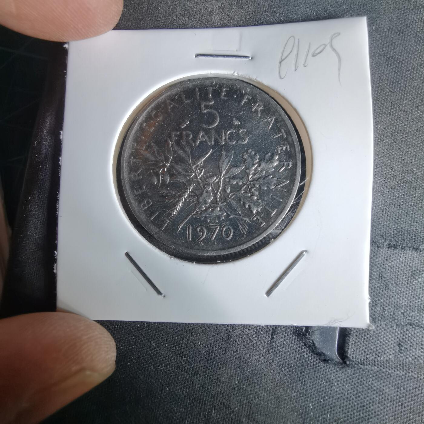 沼泽如烟--第991场 法国1970年5法郎