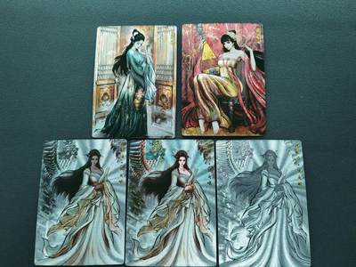 周四第100期阳大大卡牌拍卖第100期（持续收拍品，周六晚上九点截拍，进群福利早知道） - 【粗闪】卡德曼 张建东水浒 金翠莲+林娘子+阎婆惜 美女大赏5张