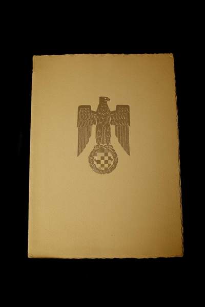 欢庆春节！戎马世界章牌大赏第112期春节大拍  德专场 - 赫尔曼·戈林亲签  1944年森林总监晋升证书，附原始文件夹 非常稀有