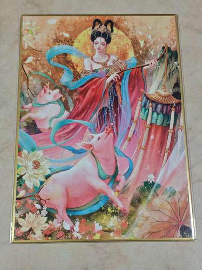 夜之极第三十九期 （2月11日周三晚9点截拍，欢迎竞拍） - 【亲签】山河潮玩 十二生肖 青朴 猪 A4色卡