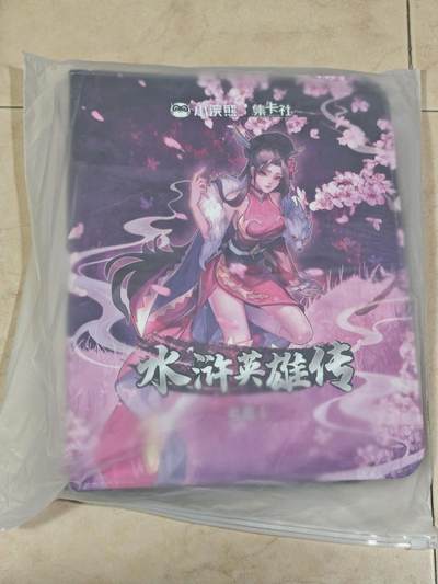 夜之极第三十九期 （2月11日周三晚9点截拍，欢迎竞拍） - 【卡册】集卡社 小浣熊 水浒英雄传 A4 D环 无卡页