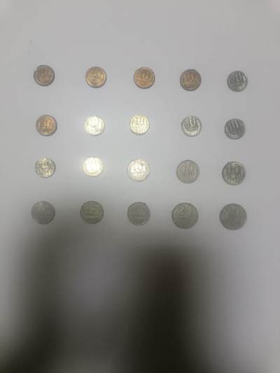 【20260212】非全新纸币和硬币第334场 - 苏联20枚硬币，有重复