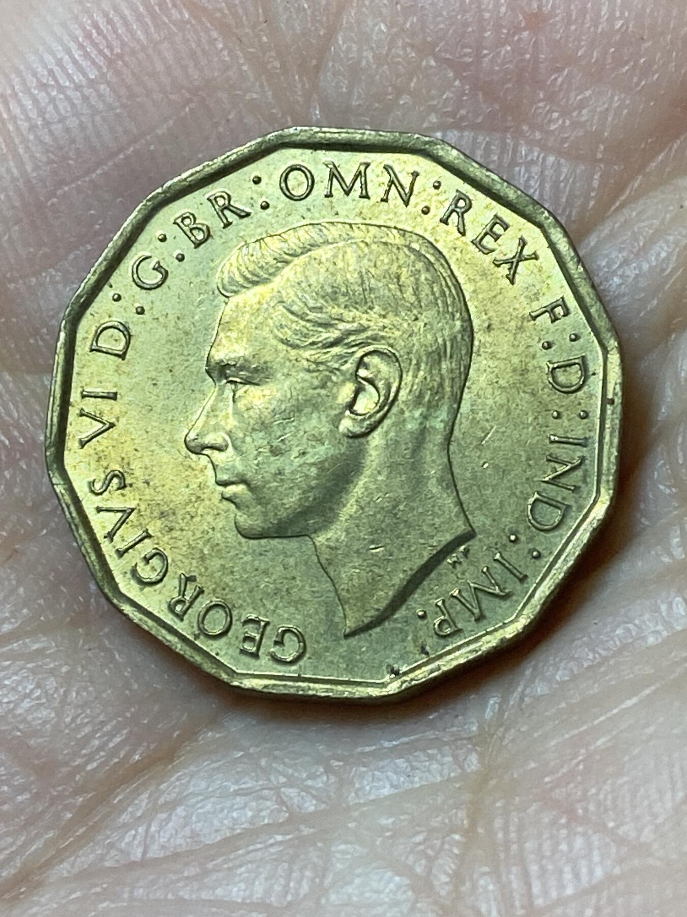 2026年第二十三场(总第一百九十二场）外国好品散币场(年后发货) 原光好品–英国🇬🇧1945年3便士(乔治六世第一版)