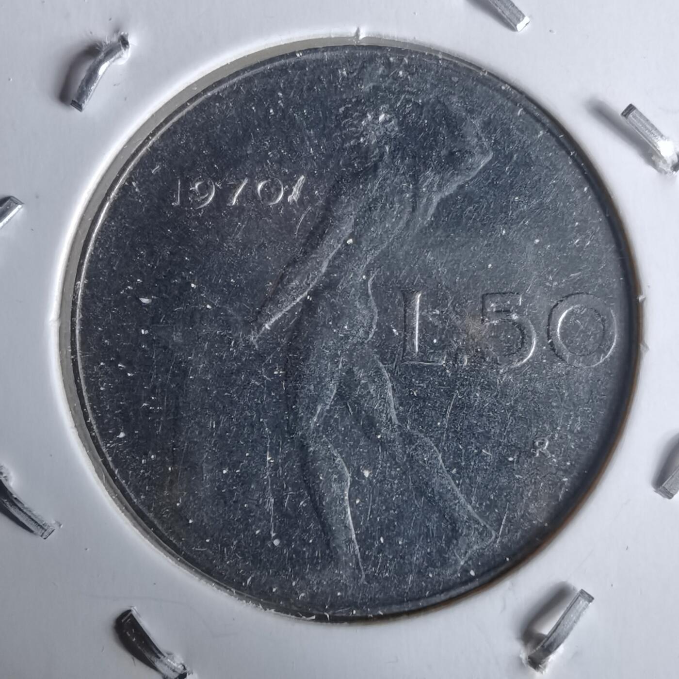 沼泽如烟--第991场 意大利1970年50里拉