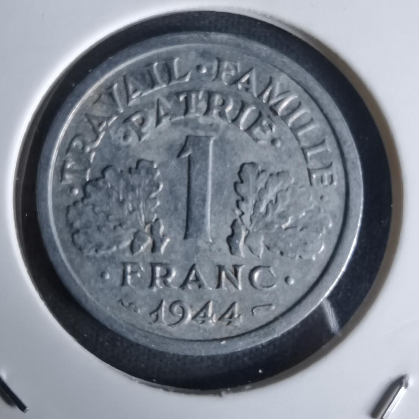 沼泽如烟--第991场 法国1944年1法郎