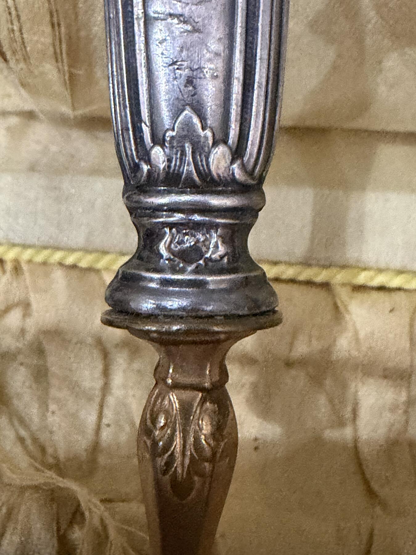 海外回流春节精品专场（一） 法国回流19世纪纯银餐具一套（左起尺寸：19cm，18cm，16.8cm，17.5cm，重：162.7g，有银款）