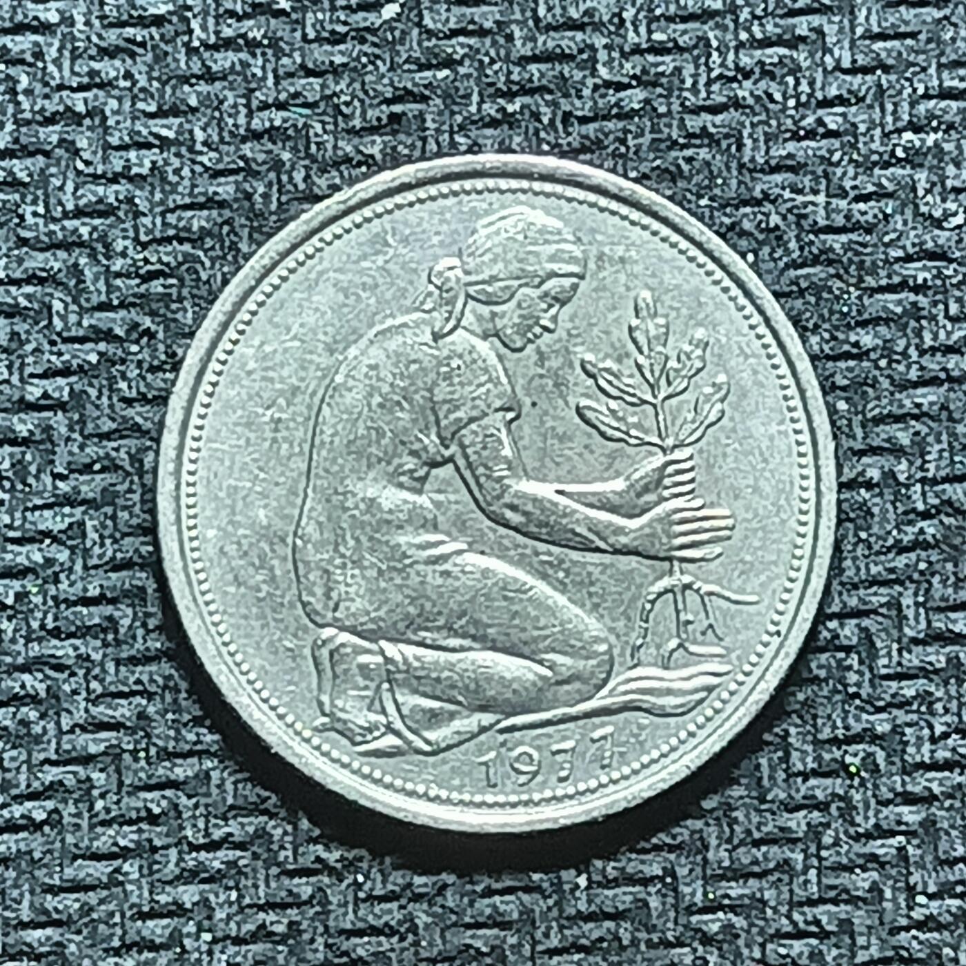 逸泉钱币2026B第十场世界钱币纪念币专场B1231-1615 1607联邦德国50芬尼