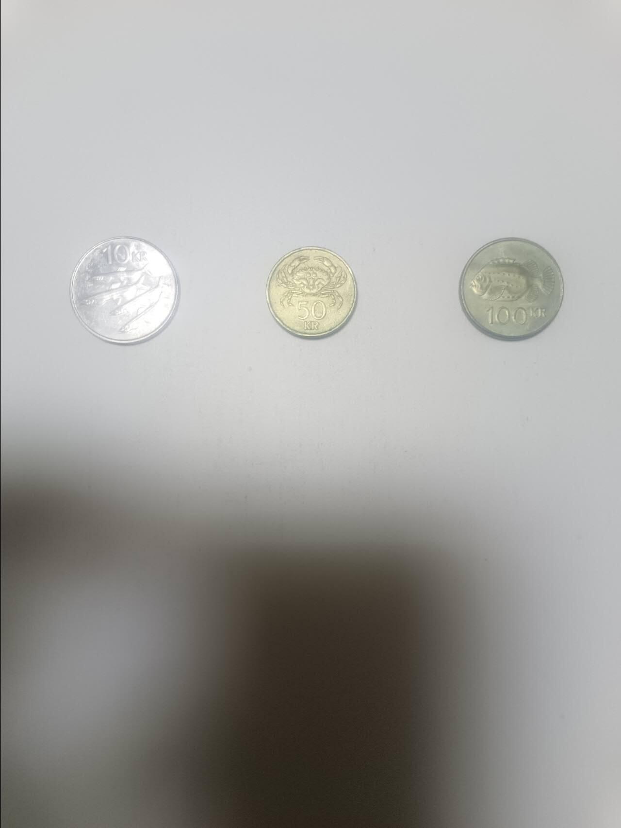 【20260212】非全新纸币和硬币第334场 冰岛3枚硬币