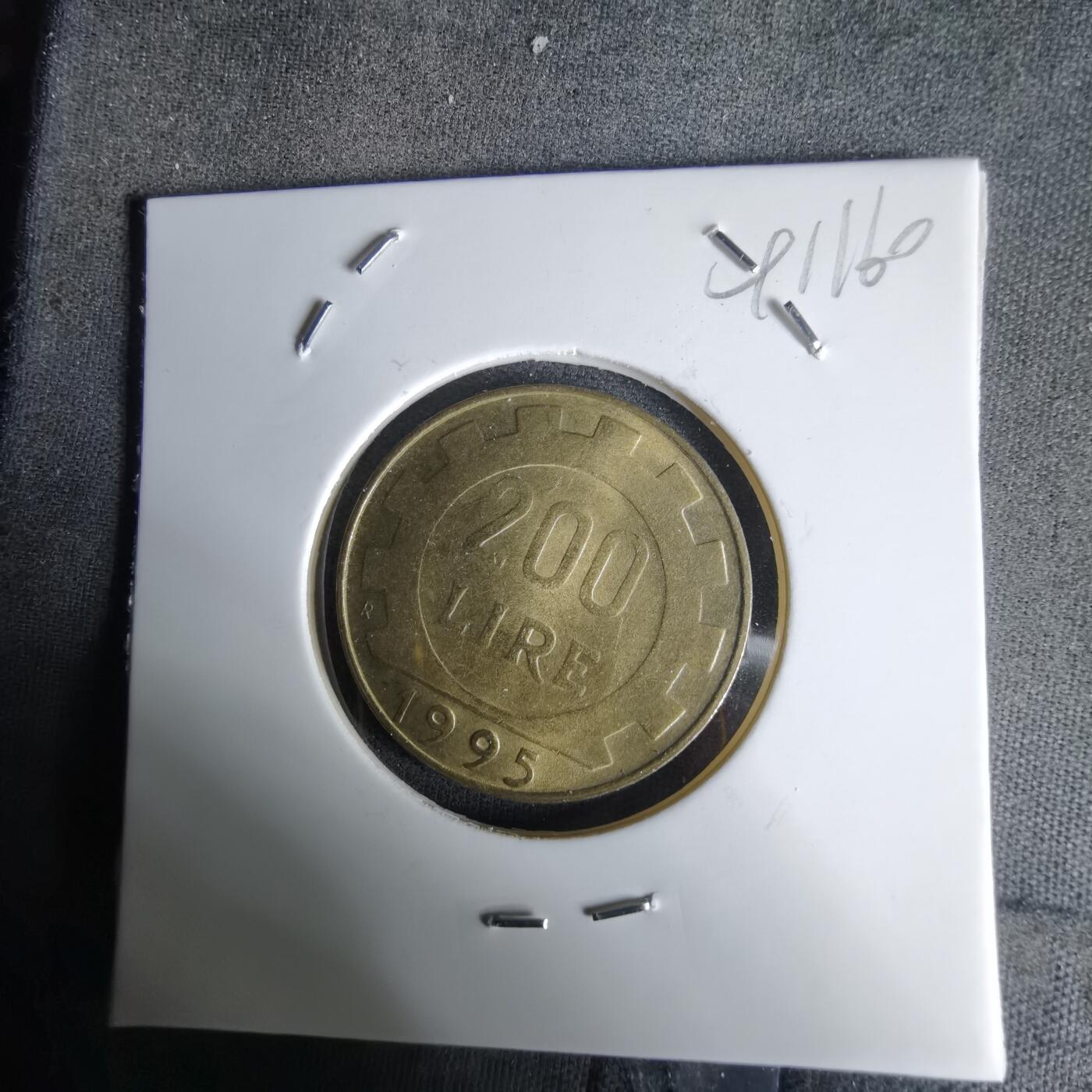 沼泽如烟--第991场 意大利1995年200里拉