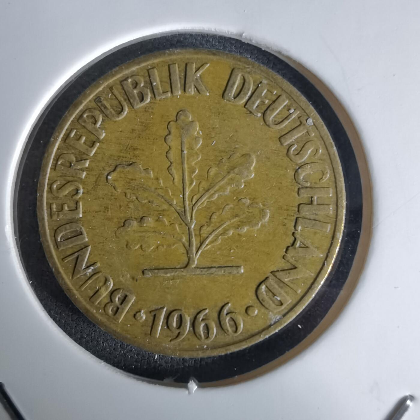 沼泽如烟--第991场 德国1966年10芬尼